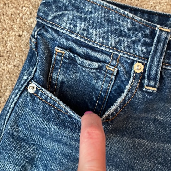 Abercrombie & Fitch Raw Hem Denim Skirt - Picture 3 of 6